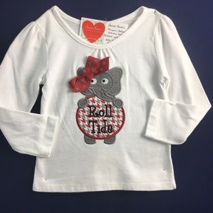 Girls Alabama Elephant long sleeve t-shirt